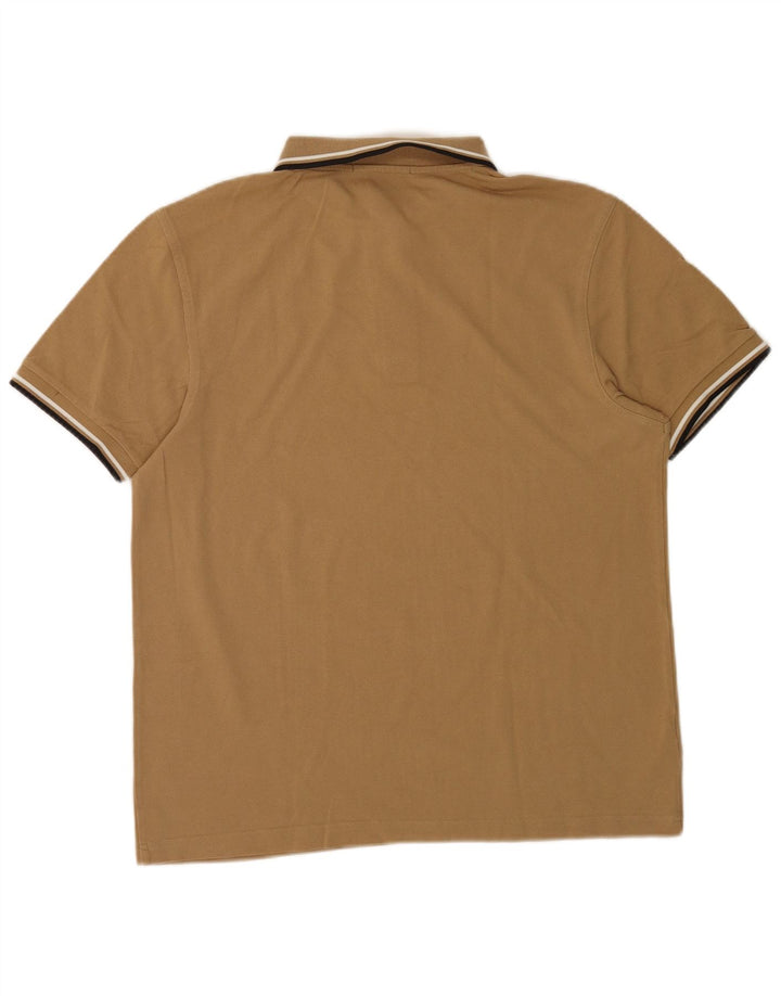 Polo Fred Perry Hombre Grande Beige Algodón