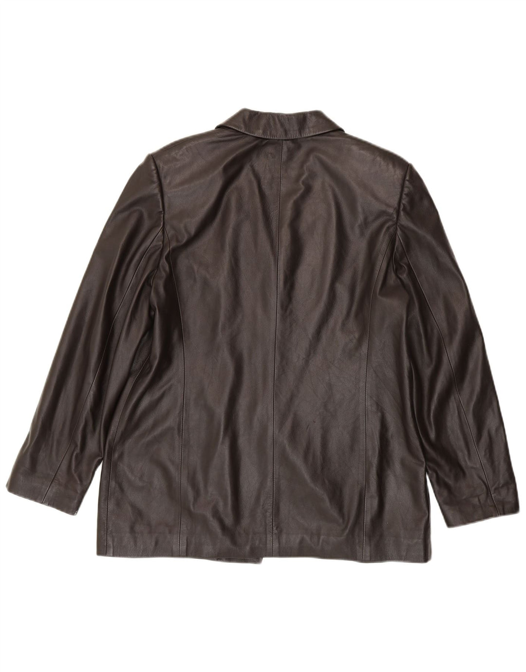 Jobis Chaqueta de cuero para mujer UK 44 Marrón medio