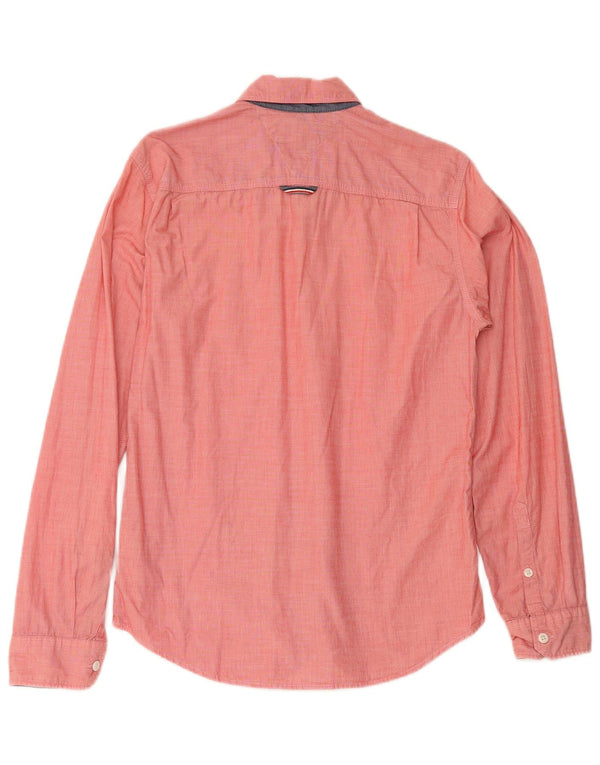 TOMMY HILFIGER Camisa Hombre Pequeña Algodón Rojo