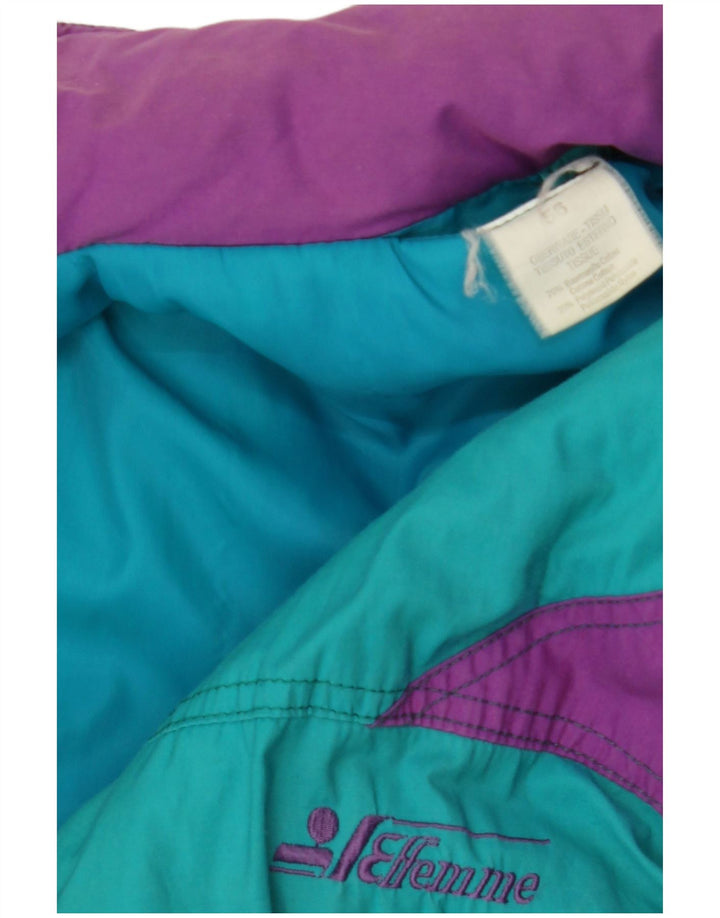 Effemme Chaqueta acolchada para hombre IT 56 3XL Azul Colorblock Algodón