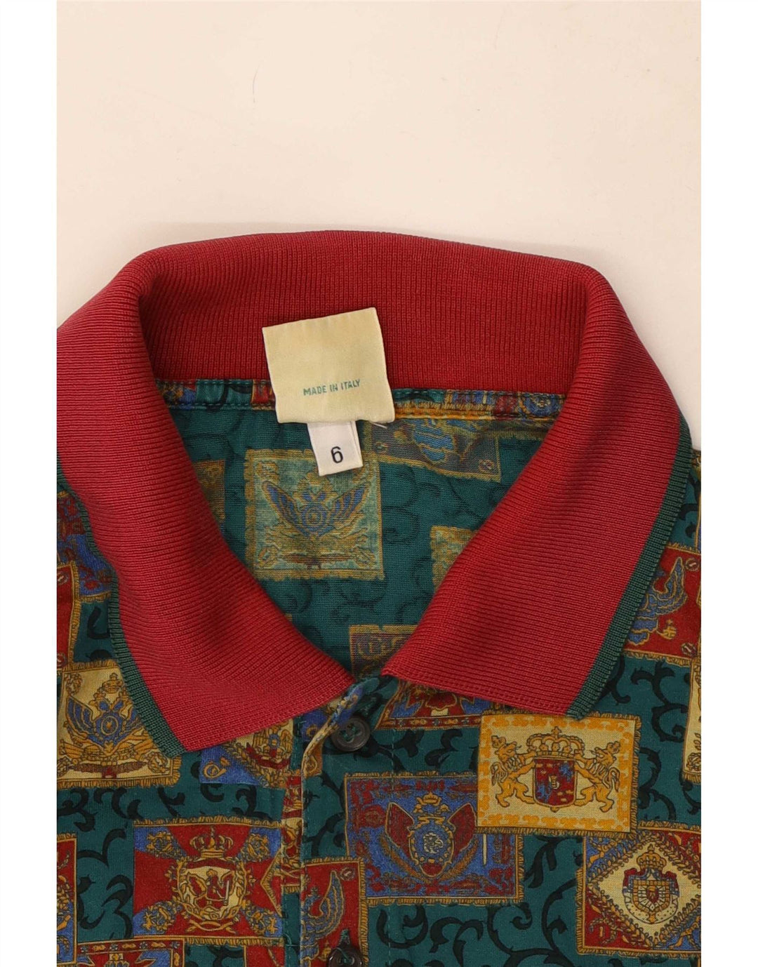 Mango Polo Grande Multicolor Geométrico Hombre