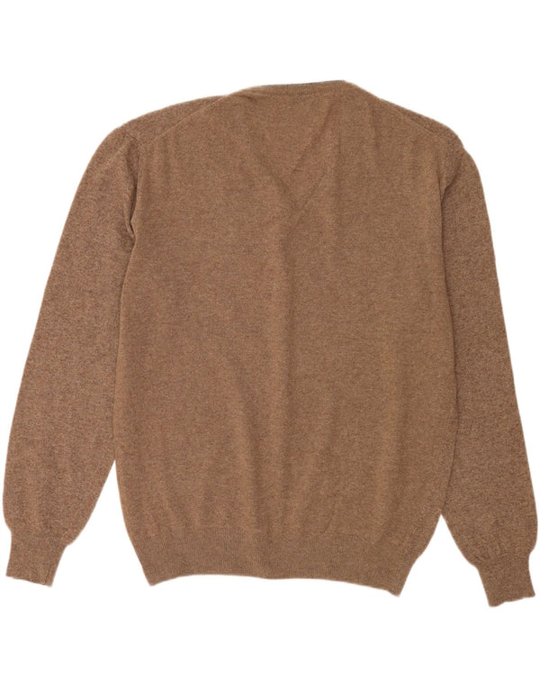 Marlboro Classics Jersey con cuello en V para hombre XL Lana beige