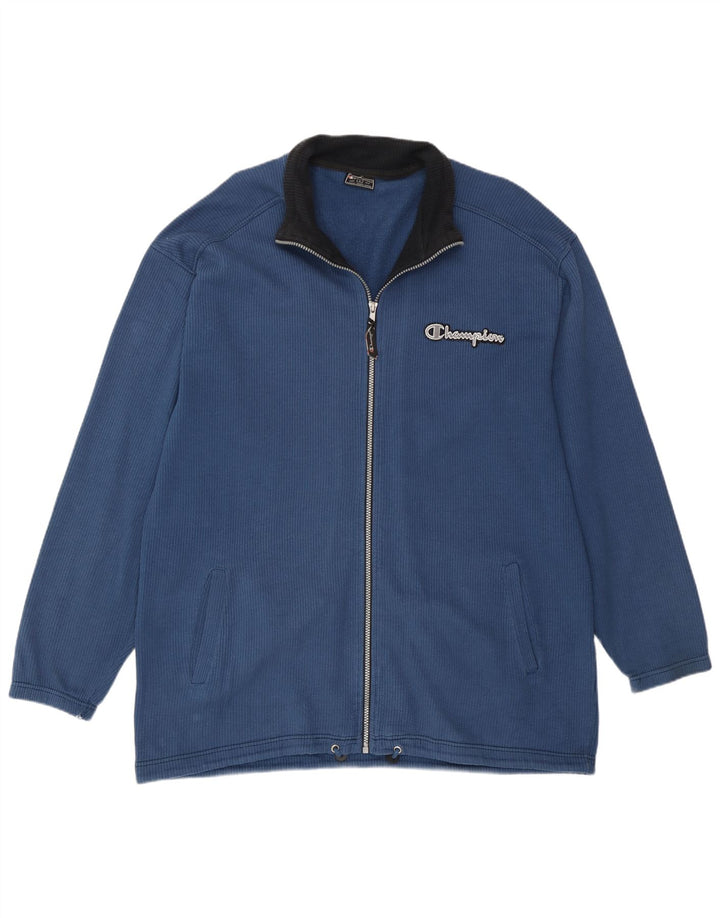 Champion Chaqueta Top De Chándal Con Gráfico Para Hombre Algodón Azul Grande