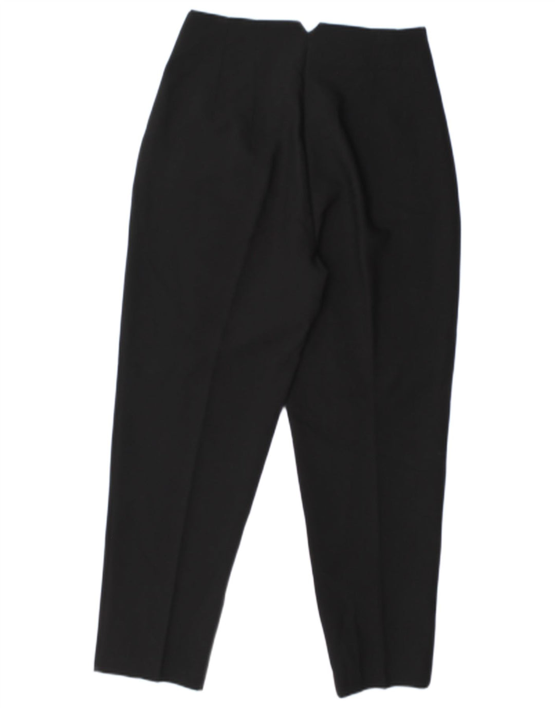 ZARA Mujer Pantalón Chino Tapered Mediano W28 L26 Poliéster Negro