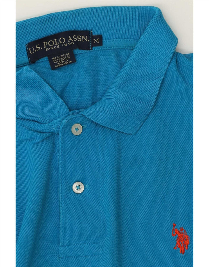 Asociación de Polo de EE. UU. Polo Hombre Algodón Azul Medio