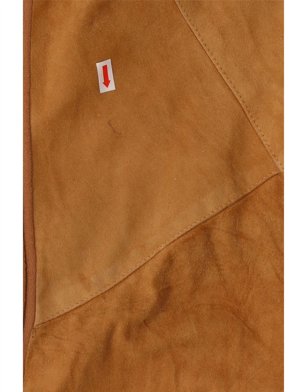 Vintage hombres ante bomber chaqueta Reino Unido 42 XL cuero marrón