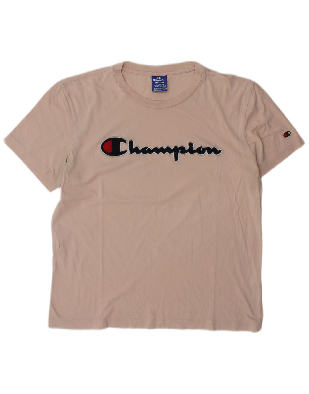 Champion Camiseta Gráfica Para Hombre Top Algodón Rosa Medio