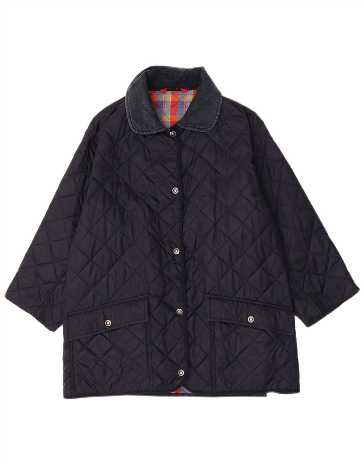 Belfe & Belfe Chaqueta acolchada para hombre IT 44 Poliéster azul marino mediano