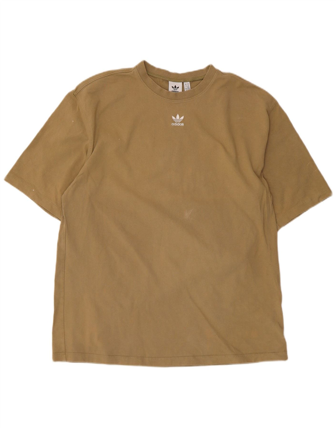 Adidas Camiseta para mujer Top UK 14 Medium Khaki Cotton