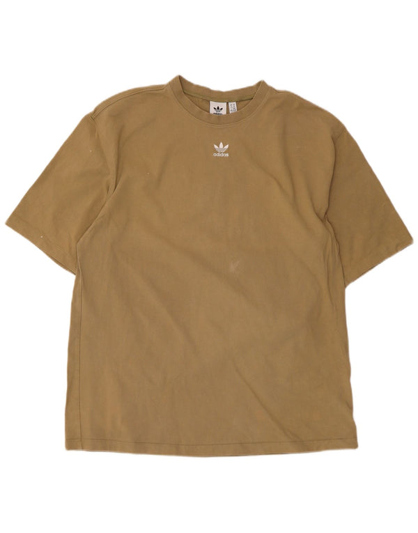 Adidas Camiseta para mujer Top UK 14 Medium Khaki Cotton