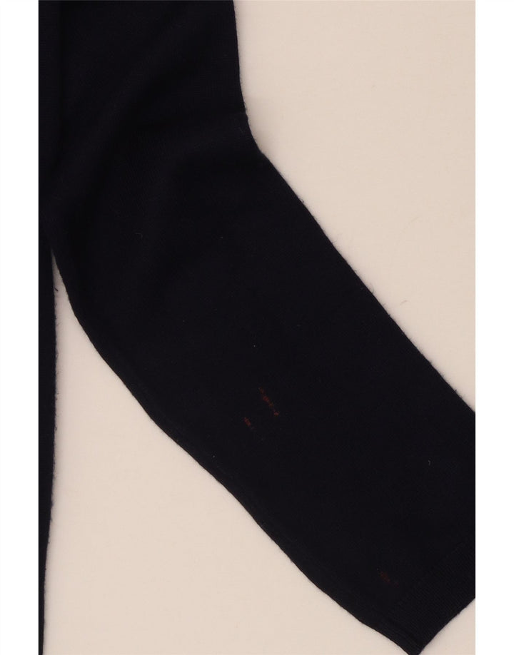 Zara Mujer Cárdigan Abierto Suéter UK 12 Medium Azul Marino