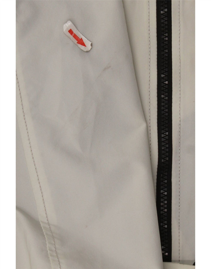 Refrigiwear Chaqueta impermeable para mujer UK 44 Grande Poliamida blanca