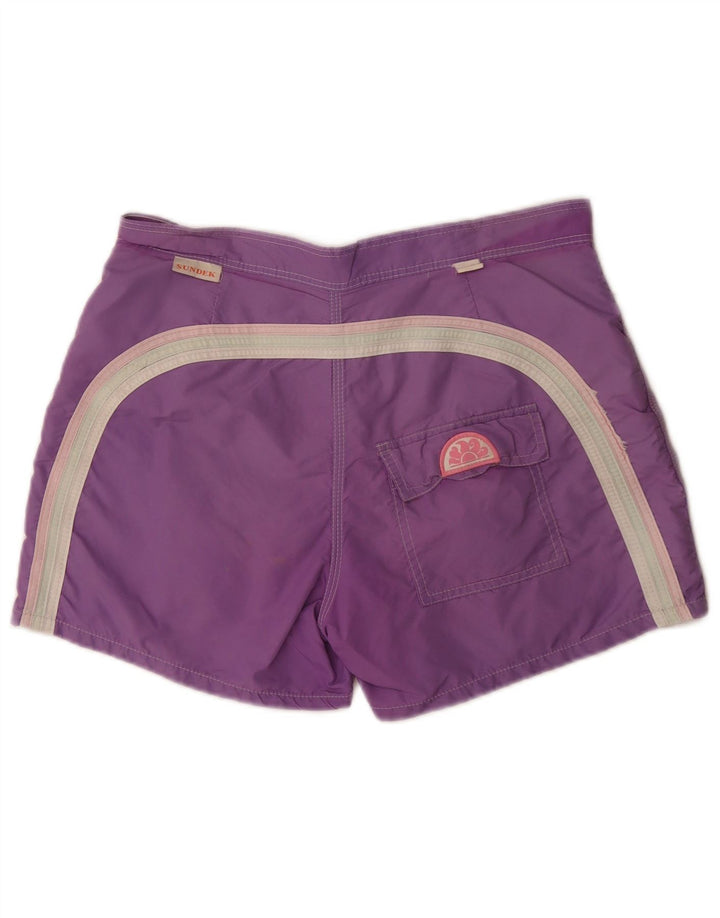 Bañador Sundek Hombre De Nylon Color Block En Morado Medio