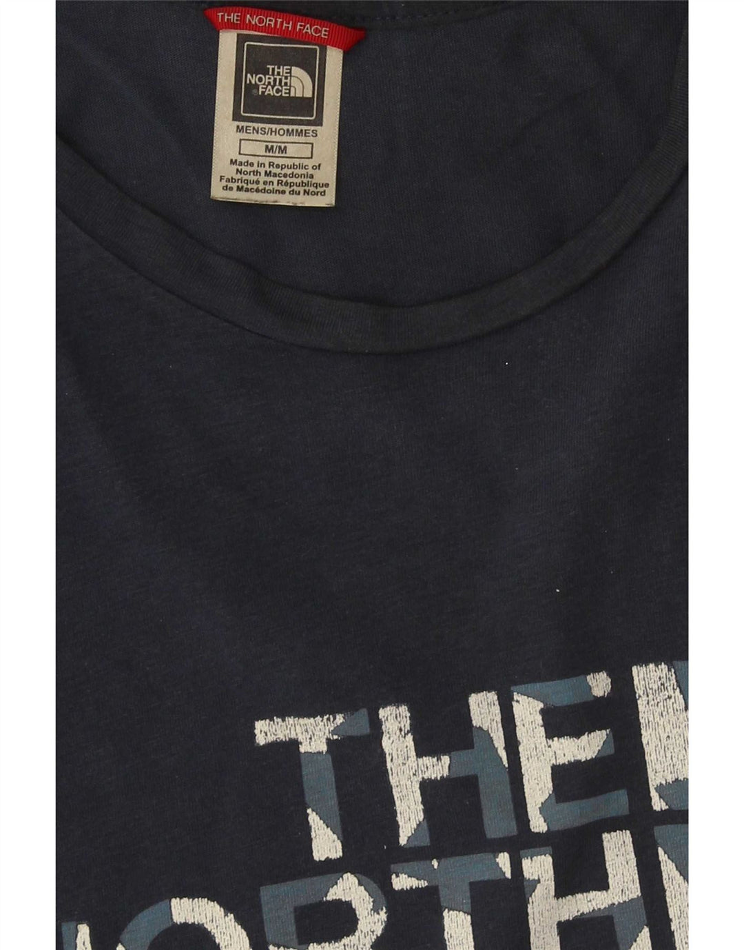 Camiseta The North Face Hombre Graphic Top Azul Medio