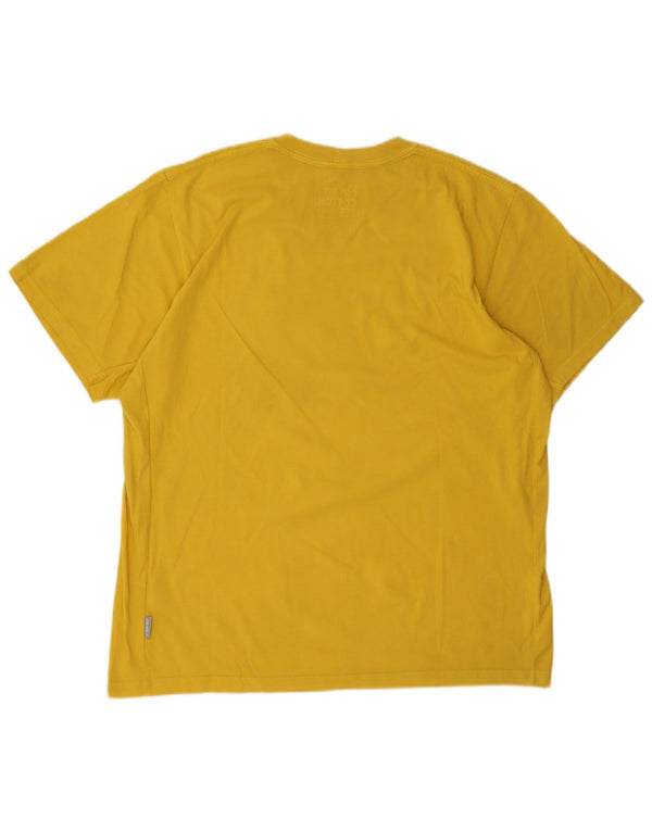 Nike Camiseta Dri Fit Graphic para Hombre UK 42/44 Grande Amarillo