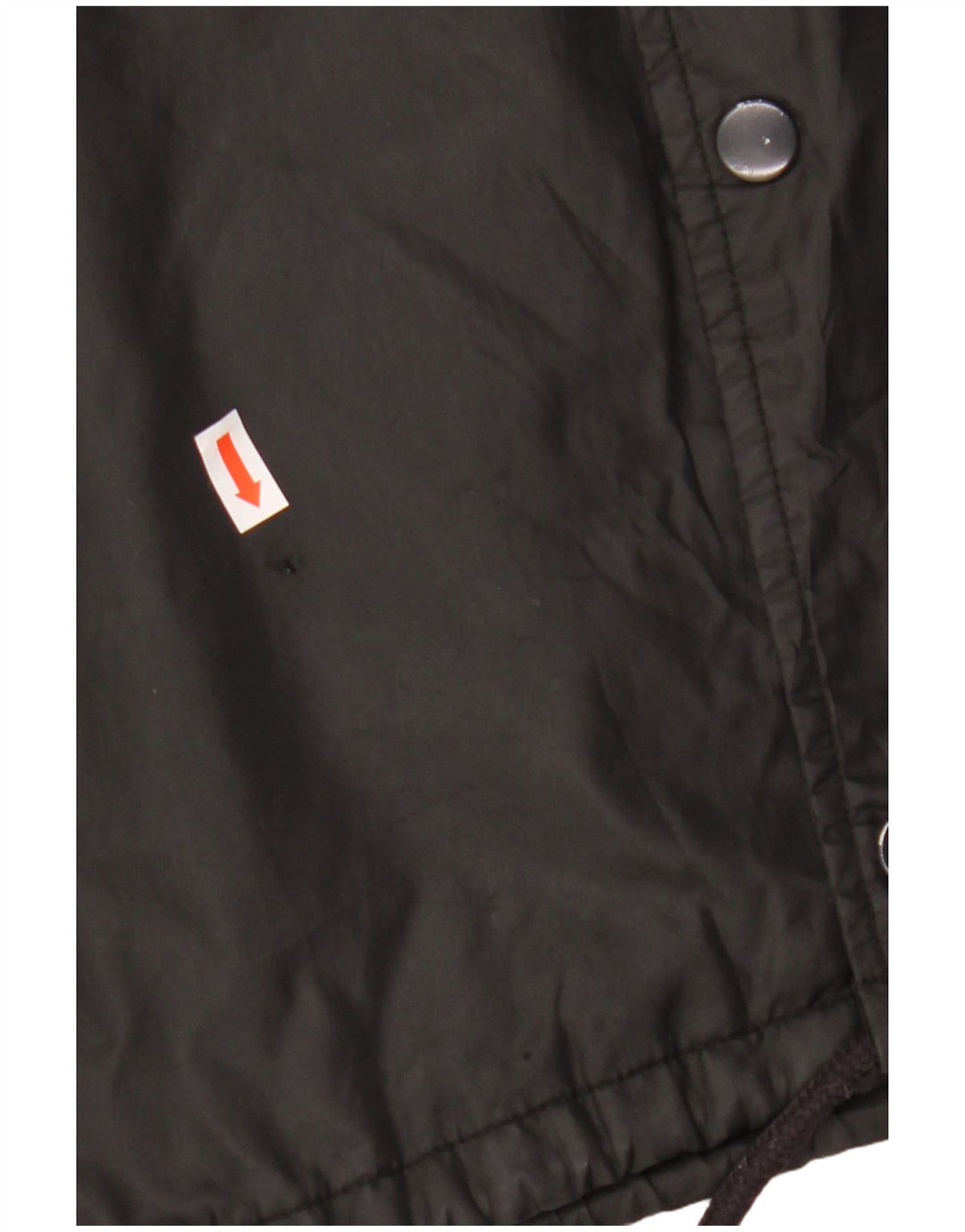 Champion Chaqueta impermeable corta holgada para mujer UK 40 XL Poliéster negro