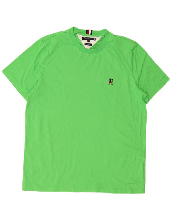 Tommy Hilfiger Camiseta Hombre Top XL Algodón Verde