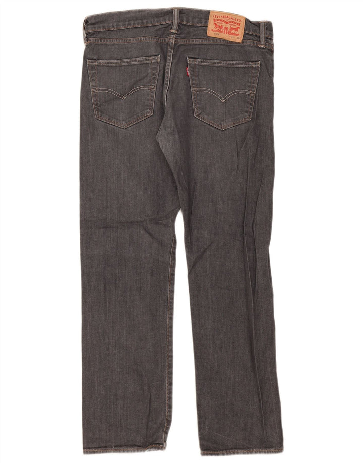 Levi's Jeans rectos 504 para hombre W32 L30 Algodón gris