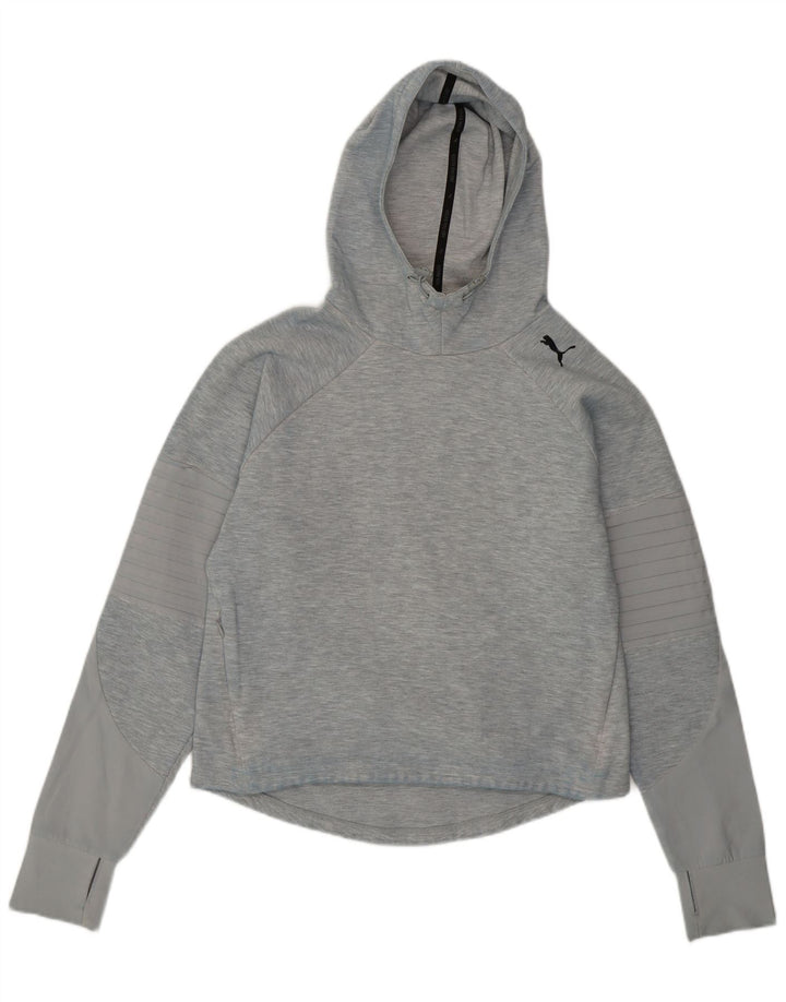 PUMA Sudadera con capucha para mujer UK 10 Small Grey