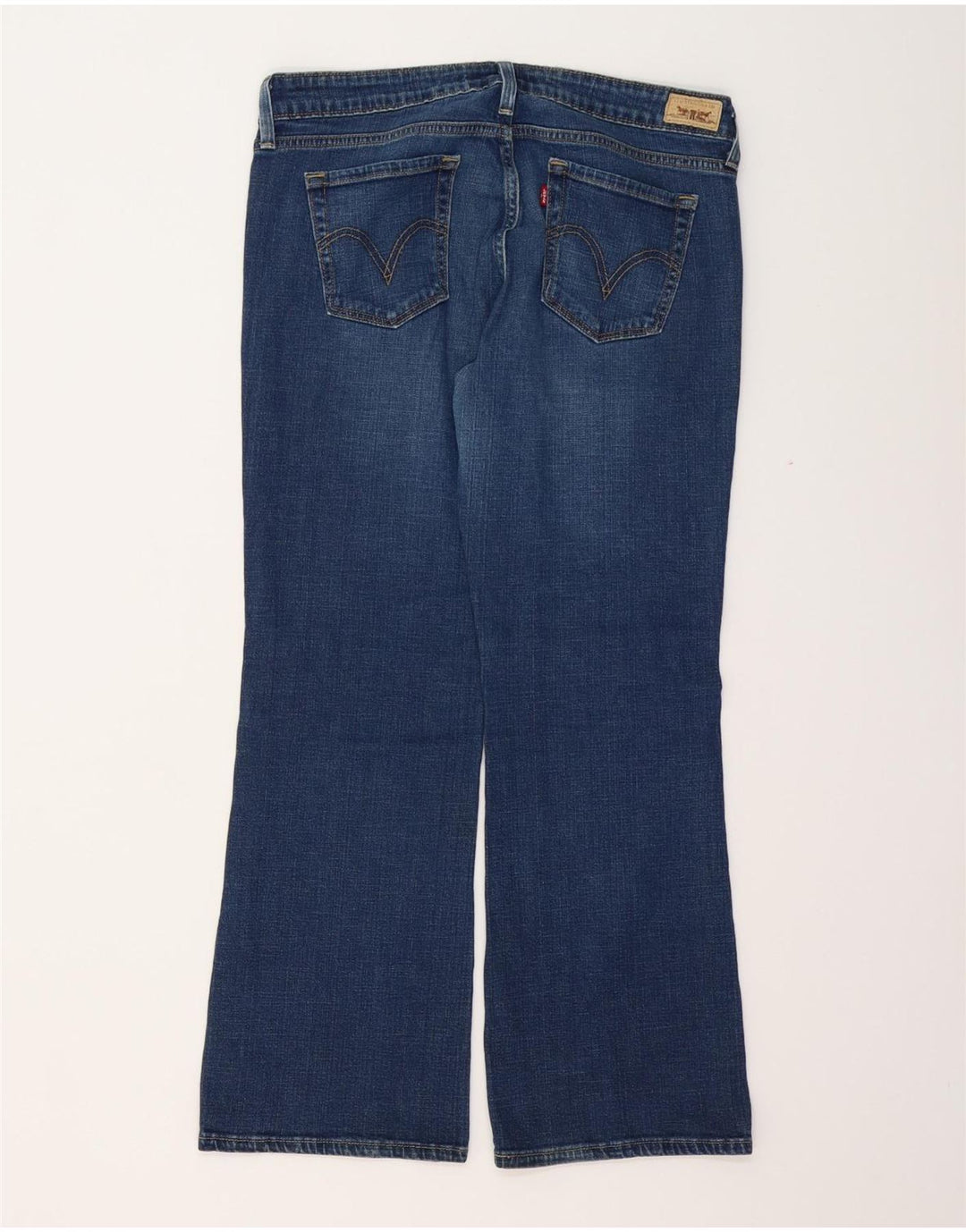 LEVI'S Jeans 545 de corte bajo para mujer, talla 12, grande, W34 L28, algodón azul