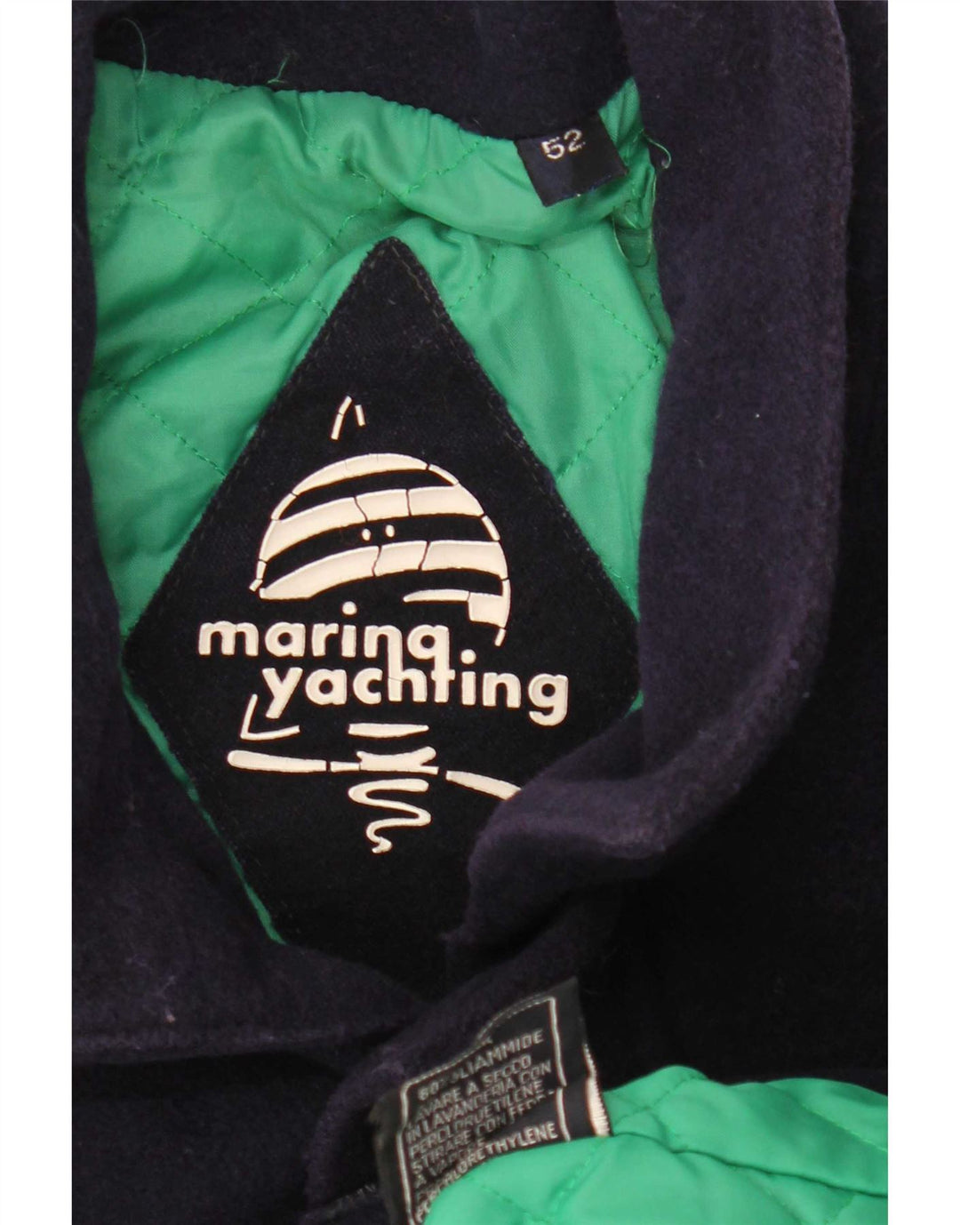 Marina Yachting Abrigo Hombre IT 52 XL Lana Azul Marino