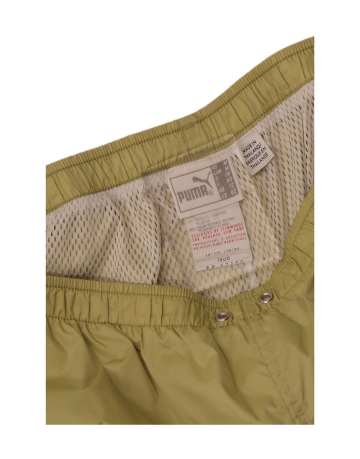 Puma Pantalones de chándal para mujer UK 40 Poliéster verde medio