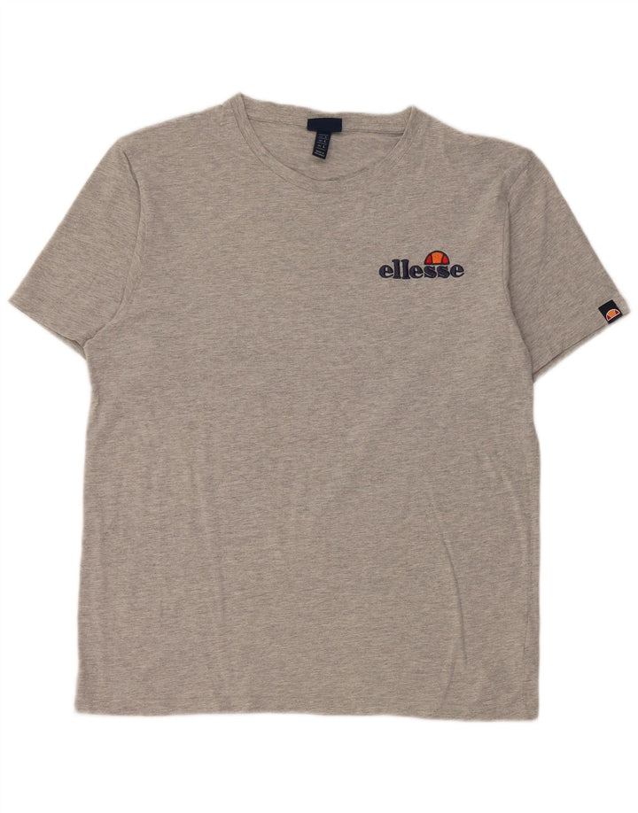 Camiseta Ellesse para hombre Top Large de algodón moteado gris