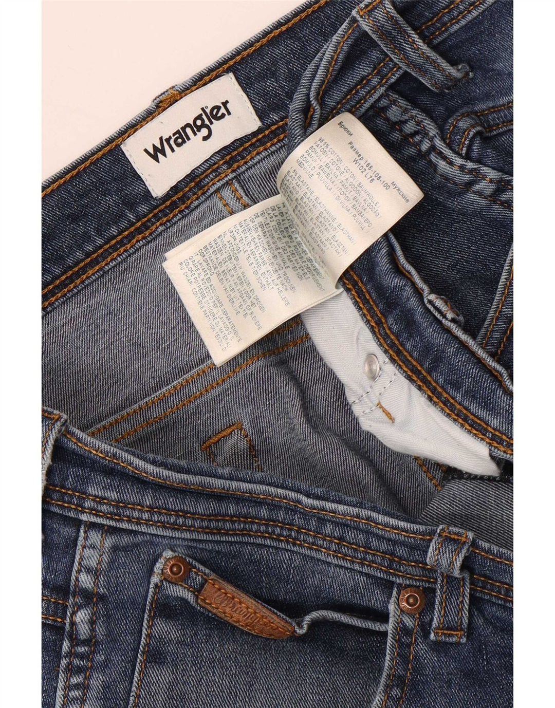 Wrangler Vaqueros Rectos Texas Para Hombre W40 L27 Algodón Azul
