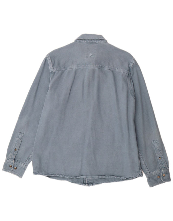 Camisa vaquera para hombre Fat Face Algodón azul grande