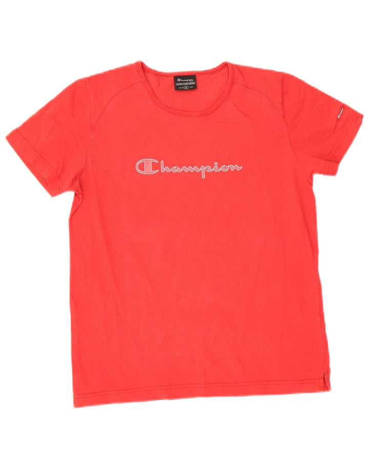 Champion Camiseta gráfica para mujer Top UK 12 Medium Red