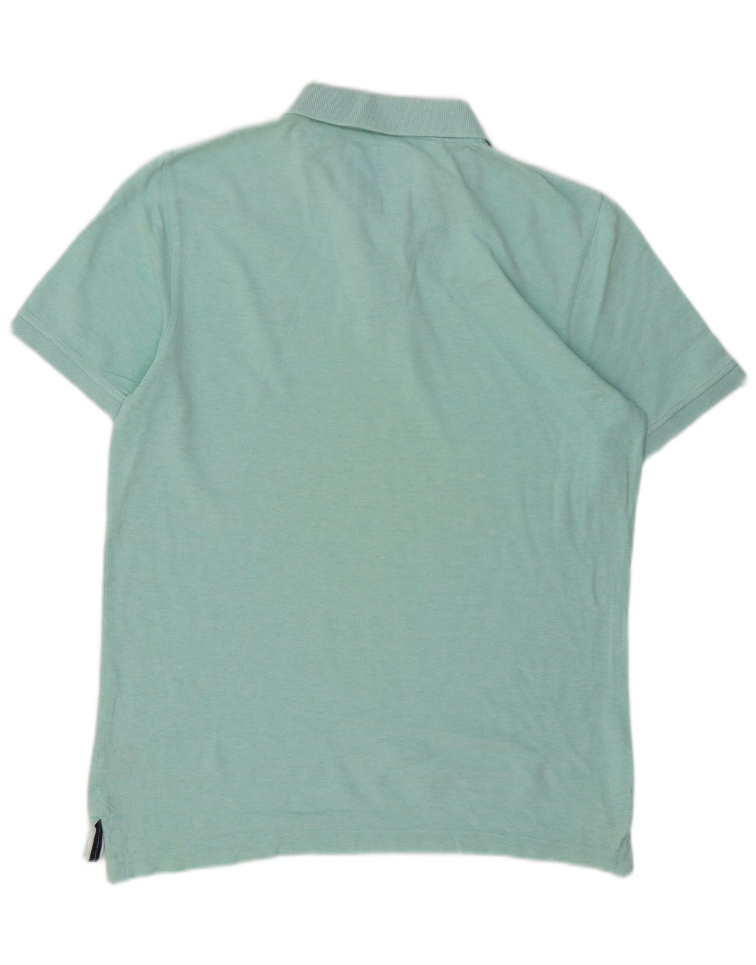Crew Clothing Polo para hombre de algodón verde medio