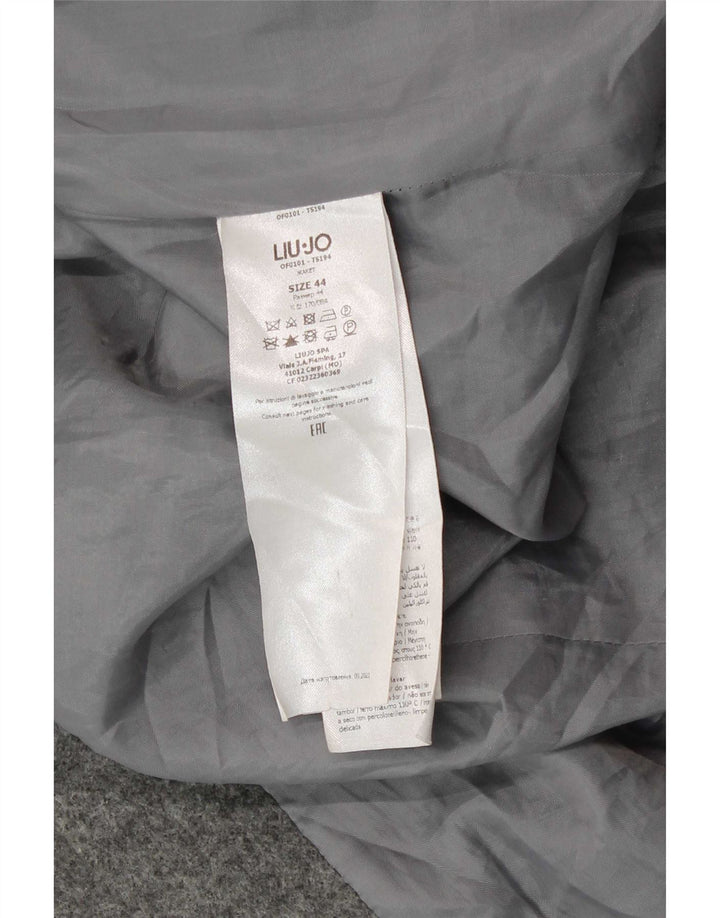 Abrigo Liu Jo para mujer IT 44 Acrílico gris medio clásico