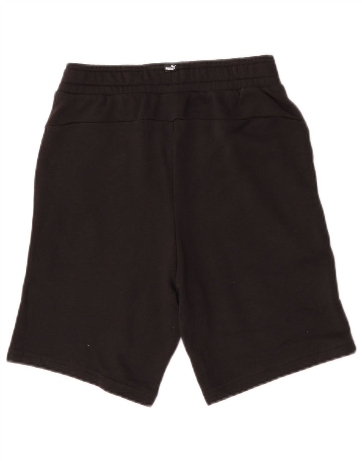 Puma Pantalones cortos deportivos para niños 11-12 años Algodón negro