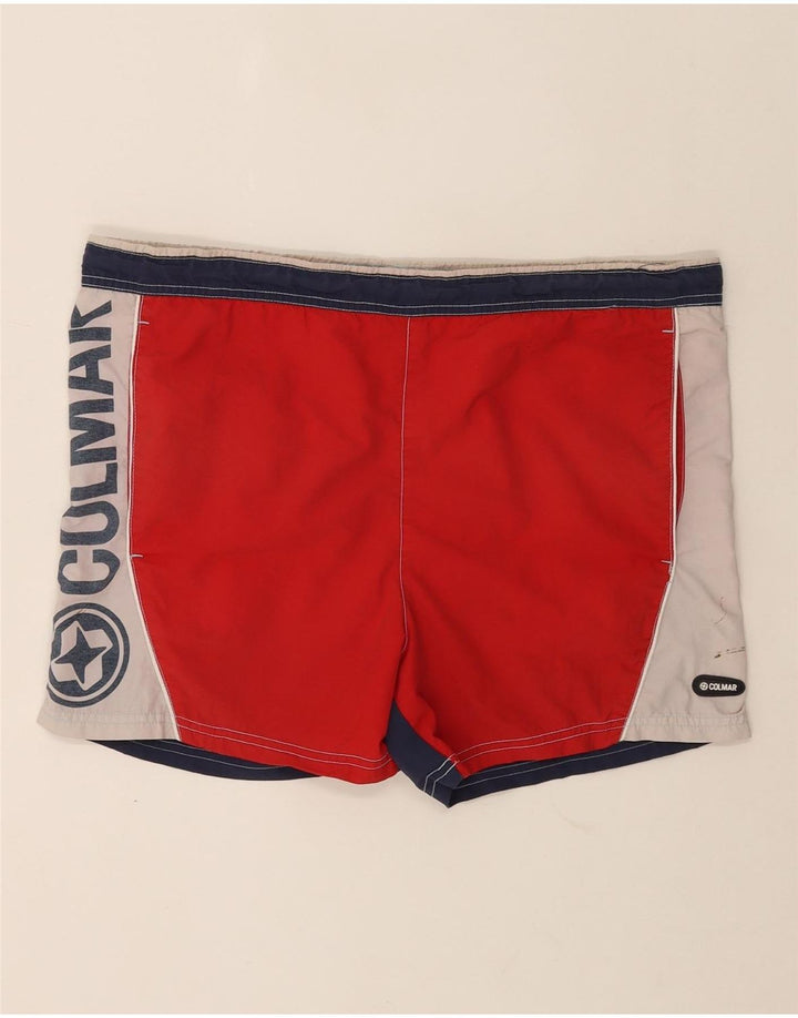 Bañador Colmar Hombre Estampado EU48 Medium Rojo Colorblock
