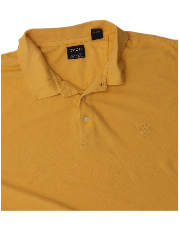 IZOD Polo Hombre XL Algodón Amarillo