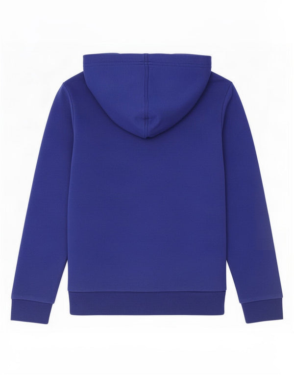 Adidas - Sudadera con capucha para niños, 9-10 años, algodón azul