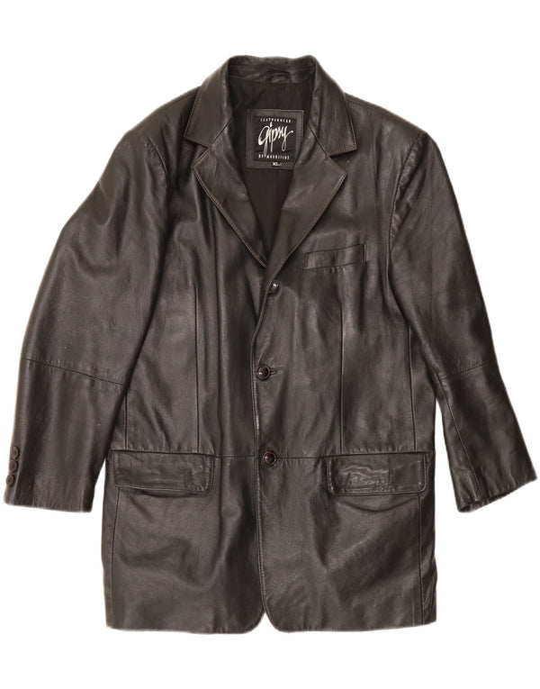 Gipsy by Mauritius Chaqueta tipo blazer de 3 botones para hombre UK 42 XL Negro