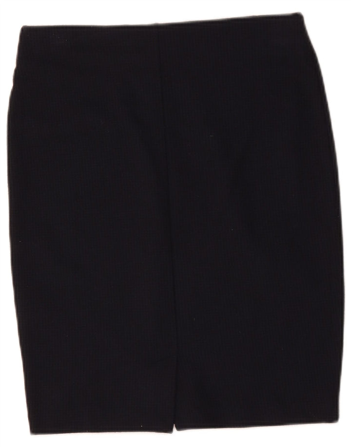 Falda lápiz para mujer Esprit Small W27 Poliéster a cuadros azul marino