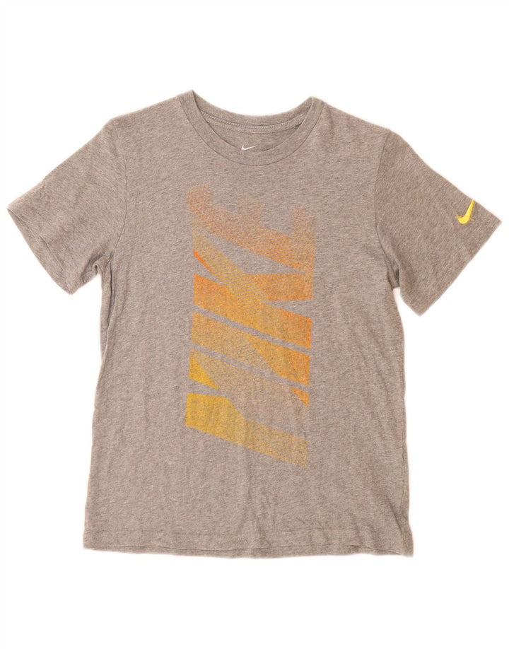 Nike Camiseta gráfica para niño 10-11 años Algodón Gris Medio