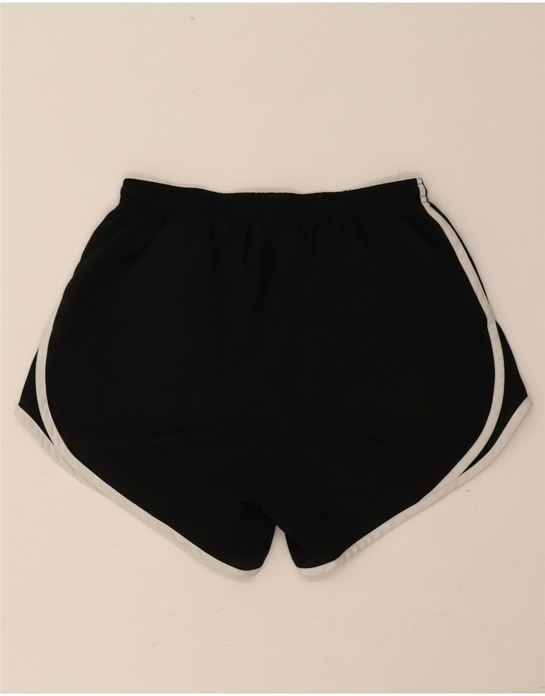 Nike Pantalones cortos deportivos Dri Fit para mujer UK 8 Small Poliéster negro