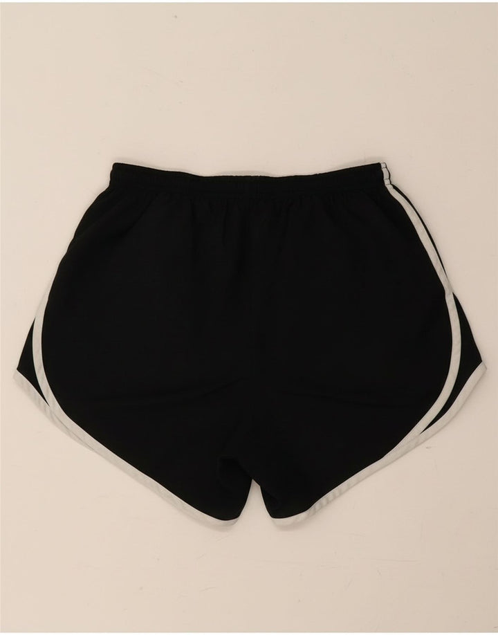 Nike Pantalones cortos deportivos Dri Fit para mujer UK 8 Small Poliéster negro