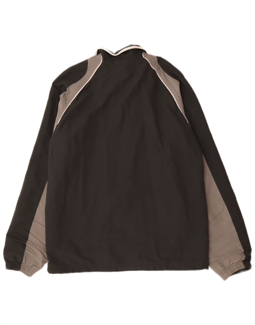 Reebok - Chaqueta de chándal para hombre, talla pequeña, color negro, poliéster