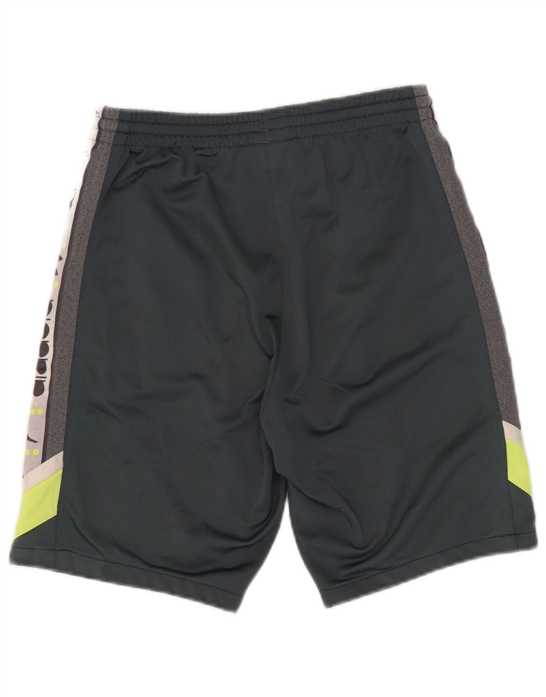 Diadora Hombre Shorts Deportivos Gráficos Poliéster Color Block Gris Medio