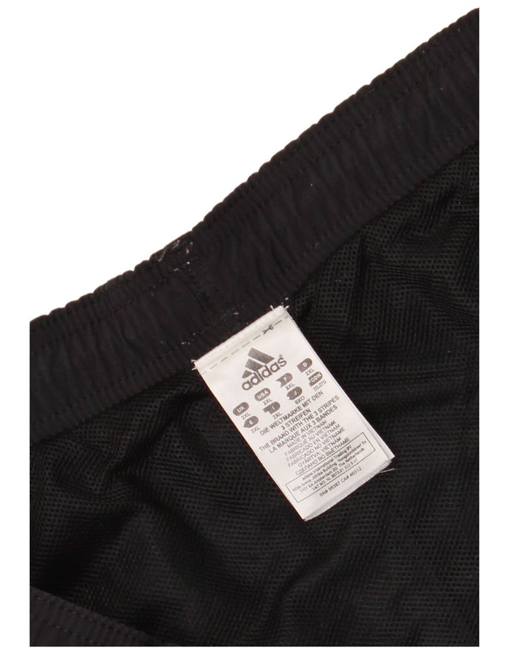 Adidas Pantalones cortos deportivos para hombre 2XL Nylon negro