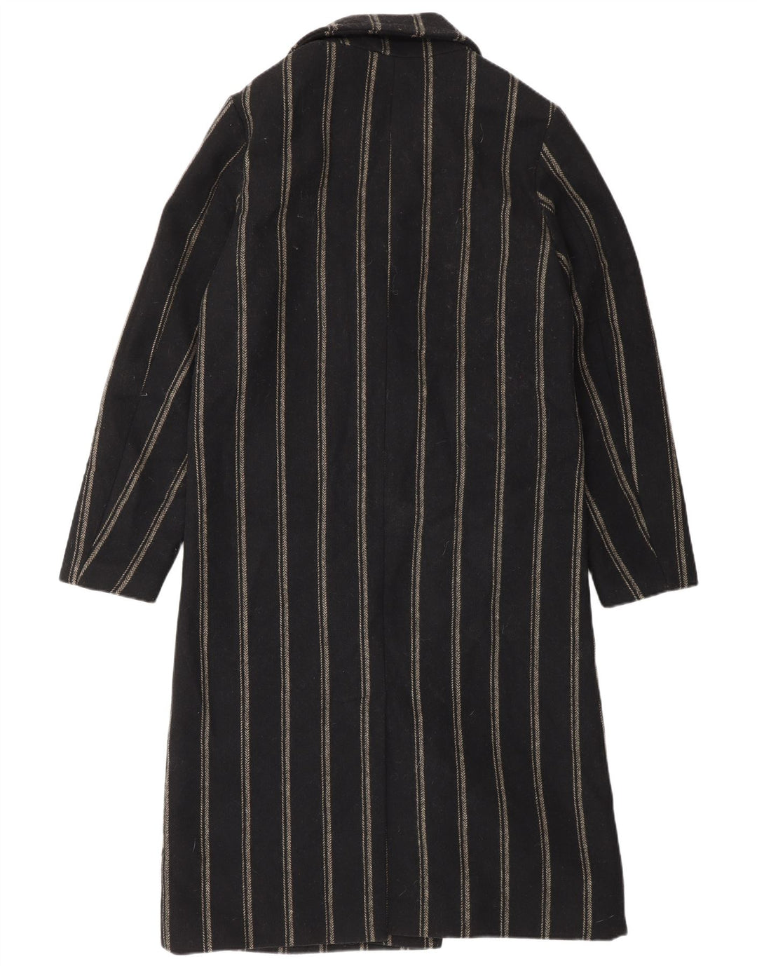 Scotch & Soda Abrigo cruzado para mujer UK 44 Mediano Rayas negras