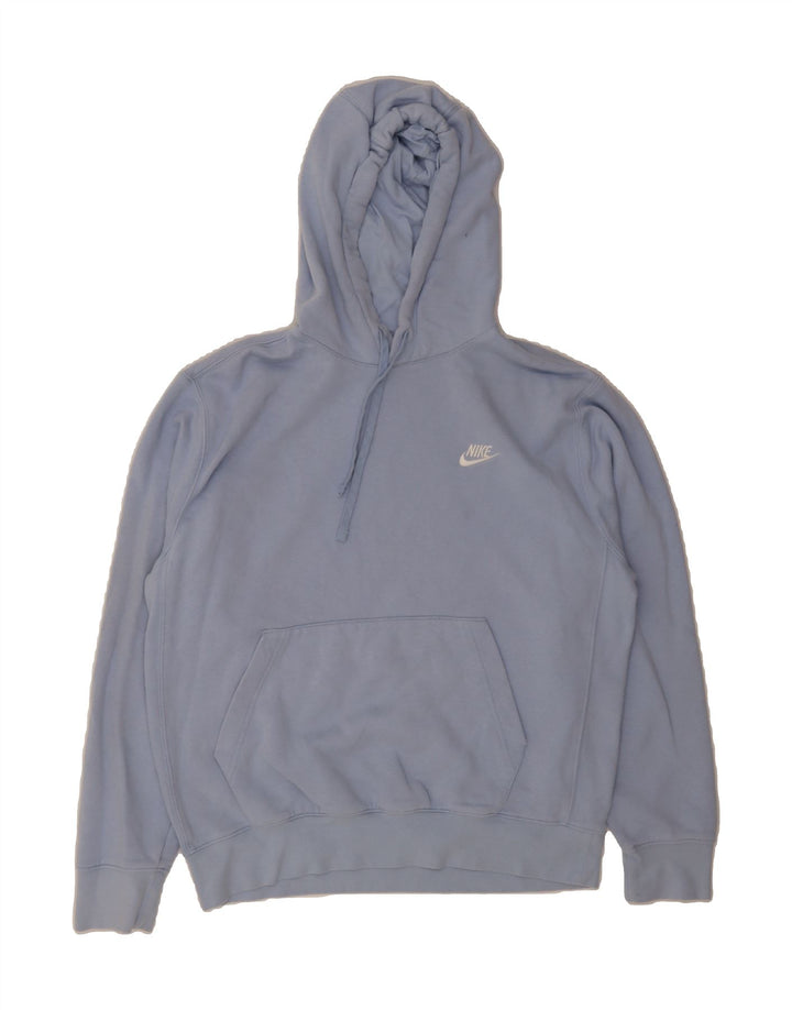 NIKE Mens Hoodie Jumper Medium Blue Cotton Vintage Nike and Second-Hand Nike from Messina Hembry 