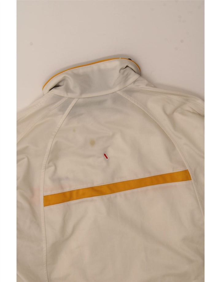 LOTTO Mens Tracksuit Top Jacket XL Off White Polyester Vintage Lotto and Second-Hand Lotto from Messina Hembry 