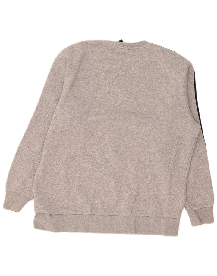 Adidas Hombre Sudadera Jumper XL Gris Moteado