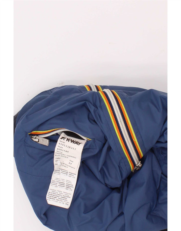 K-Way Chaqueta Acolchada Reversible Niño 2-3 Años Poliamida Azul