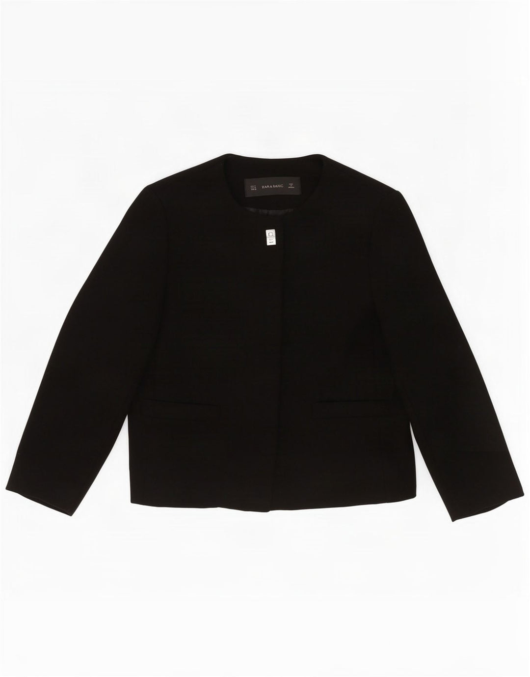 Zara Chaqueta Blazer De 1 Botón para Mujer UK 42 Medium Black